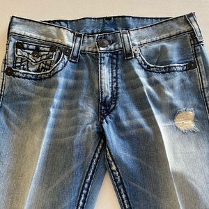 Men’s True Religion Straight Legged Denim Jeans